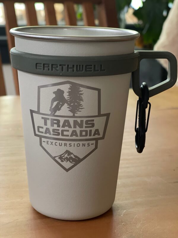Earthwell pint cup in the baja sands color option.